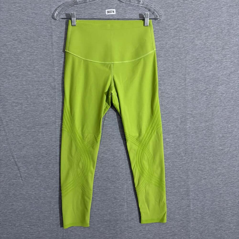 Fanka Women's Size Large Green High Waisted Body Sculpt 22"  Leggings